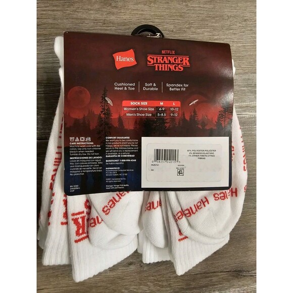 Hanes Men's Hawkins High Crew Socks, 6-Pack - Picture 2 of 2